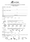 Nivel Cadete (7.º y 8.º Grado) - 2015 Escribe tus respuestas en la