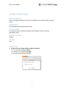 Actividad Scratch 3 - Alfabetización digital para todos