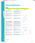 Glossary/Glosario