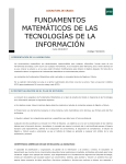 fundamentos matemáticos de las tecnologías de la