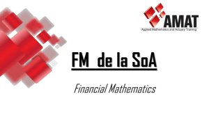FM de la SoA Financial Mathematics