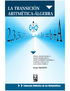 LA TRANSICIÓN ARITMÉTICA
