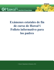 Exámenes estatales de fin de curso de Hawai`i