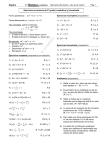 Álgebra © académies Ejercicios del alumno. Uso en el