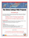 The Citrus College PAGE Program
