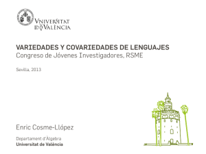 Variedades y covariedades de lenguajes