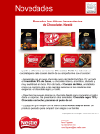 Descubre los últimos lanzamientos de Chocolates Nestlé2015210 Kb