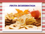 FRUTA DESHIDRATADA