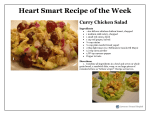 Heart Smart Recipe of the Week Curry Chicken Salad