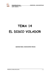 Tema 14. El disco volador - EDUCACIÓN FÍSICA Y DEPORTE