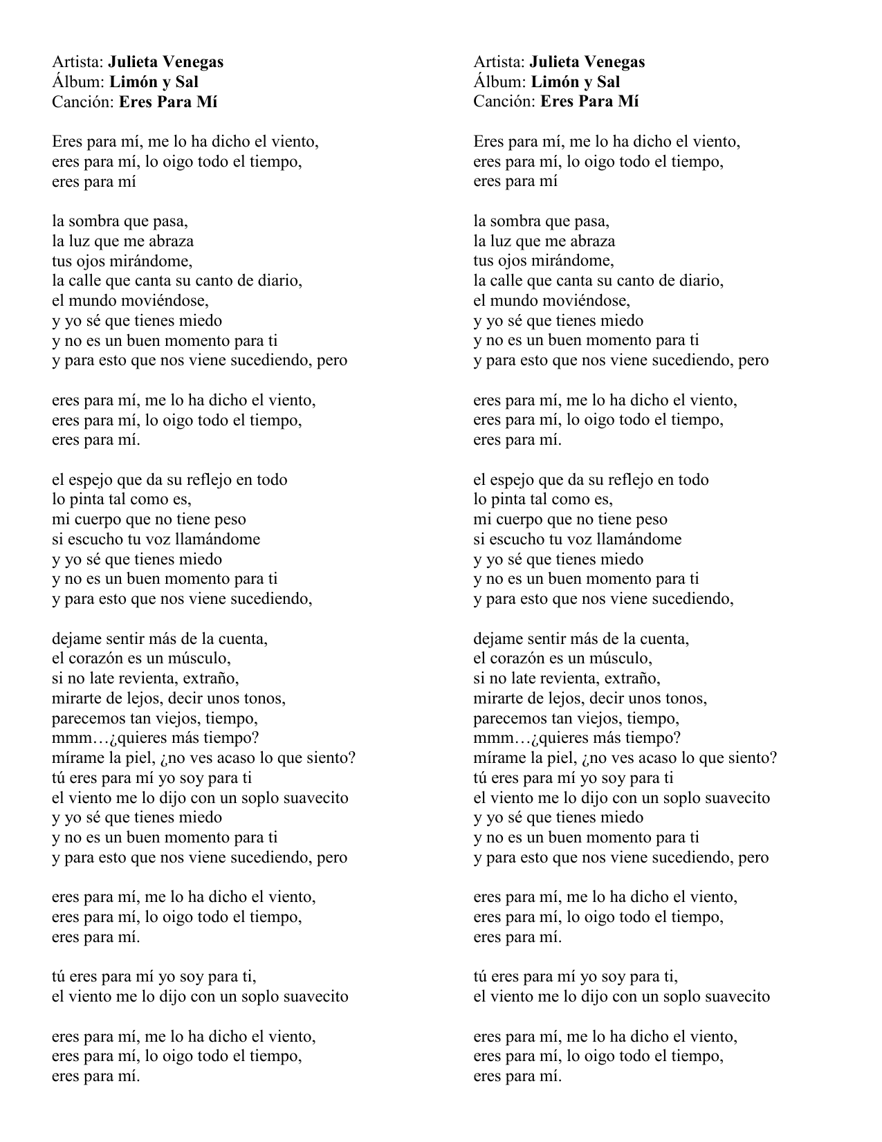 Artista Julieta Venegas aprenderly