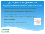 Tips for Eating a Low Cholesterol Diet