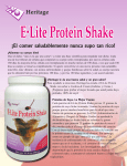 E-Lite Protein Shake