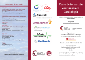 Curso de formación continuada en Cardiología