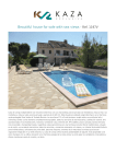 Kaza Exclusiva - Beautiful house for sale with sea views