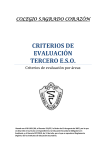 CRITERIOS DE EVALUACIÓN TERCERO E.S.O.