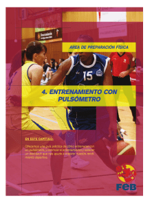 4. ENTRENAMIENTO CON PULSÓMETRO