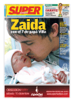 Zaida, con el 7 de papá Villa