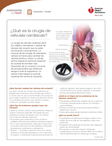 ¿Qué es la cirugía de válvulas cardíacas?