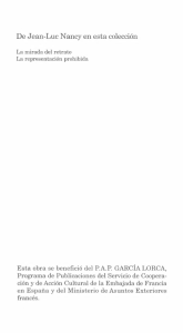 El intruso. Jean-Luc Nancy