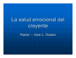 La salud emocional del creyente - Iglesia de Dios Pentecostal M.I.