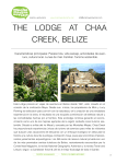THE LODGE AT CHAA CREEK, BELIZE