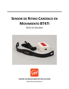 SENSOR DE RITMO CARDÍACO EN MOVIMIENTO BT47i