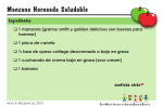 Manzana Horneada Saludable