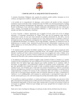 El texto completo del Comunicado del Arzobispo de Managua