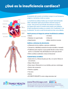 ¿Qué es la insuficiencia cardíaca?