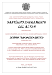 santísimo sacramento del altar - Hermandad de la Sagrada Cena de