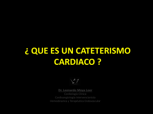 que es un cateterismo cardiaco