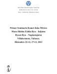 Primer Seminario Komei Juku México Muso Jikiden Eishin Ryu