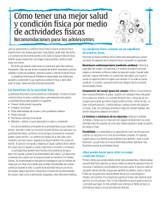 Como tener una mejor salud y condicion fisica por medio de