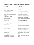 songs for leon, nicaragua 2016 pdf