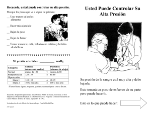 Usted Puede Controlar Su Alta Presión