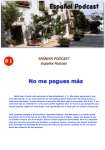 81 No me pegues más - Español Podcast / Spanishpodcast