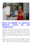 Marca en agenda tu an&aacute;lisis general antes de una