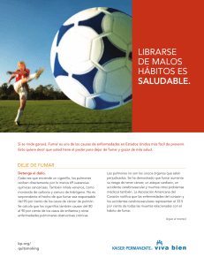 LIBRARSE DE MALOS H&Aacute;BITOS ES SALUDABLE.