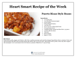 Heart Smart Recipe of the Week