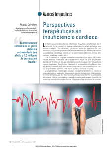 Perspectivas terapéuticas en insuficiencia cardiaca