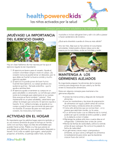 ¡MUÉVASE! LA IMPORTANCIA DEL EJERCICIO DIARIO