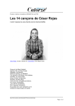 Les 14 cançons de César Rojas