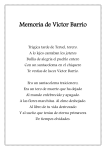 Memoria de Víctor Barrio