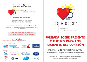 Descarga el programa aquí - Fundación Española del Corazón