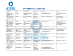 Directorio Cultural - Municipio