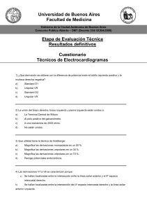 Cuestionario ECG - Buenos Aires Ciudad