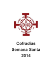 Cofradías Semana Santa 2014