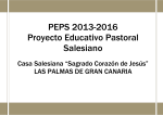 PEPS 2013-2016 Proyecto Educativo Pastoral Salesiano