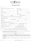 Spanish Welcome Form For website